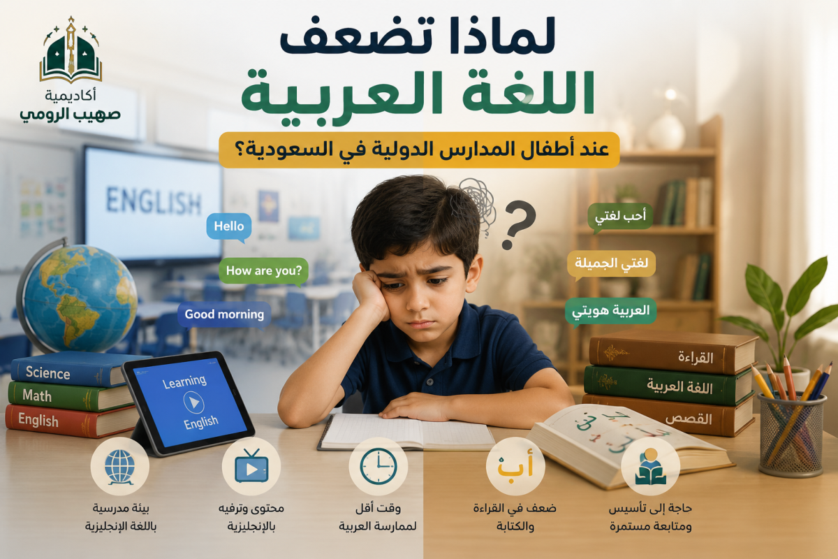 لماذا تضعف اللغة العربية عند أطفال المدارس الدولية في السعودية؟